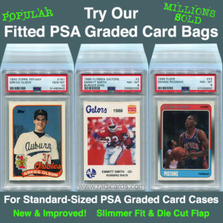 Fitted PSA Graded Card Bags