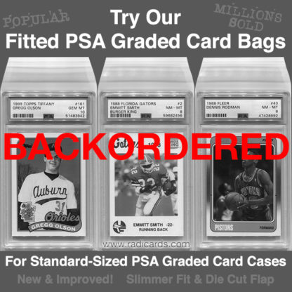Fitted PSA Graded Card Bags