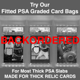 Fitted Thick PSA Graded Card Bags