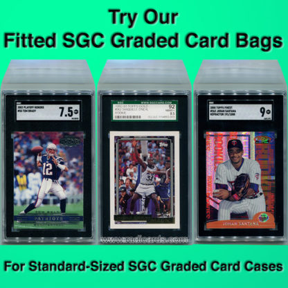 Fitted SGC Graded Card Bags