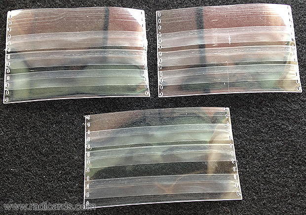 Single Row Graded Card Box Label Covers